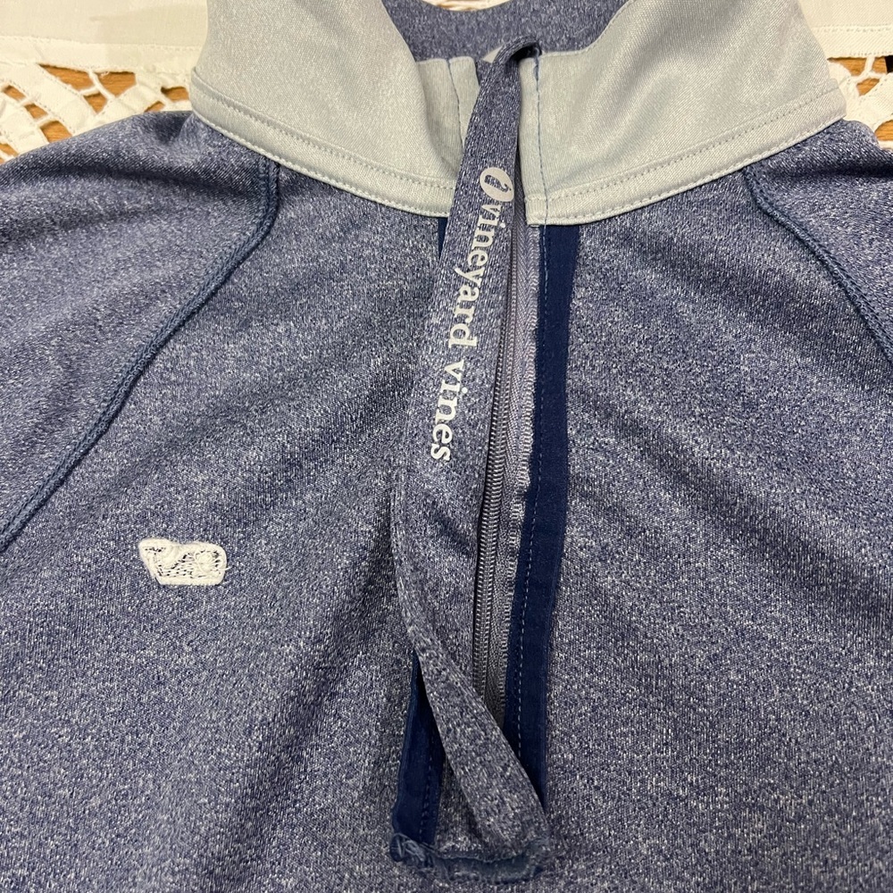 Boys Vineyard Vines Performance 1/4 zip pullover size L 16 - Picture 6 of 9